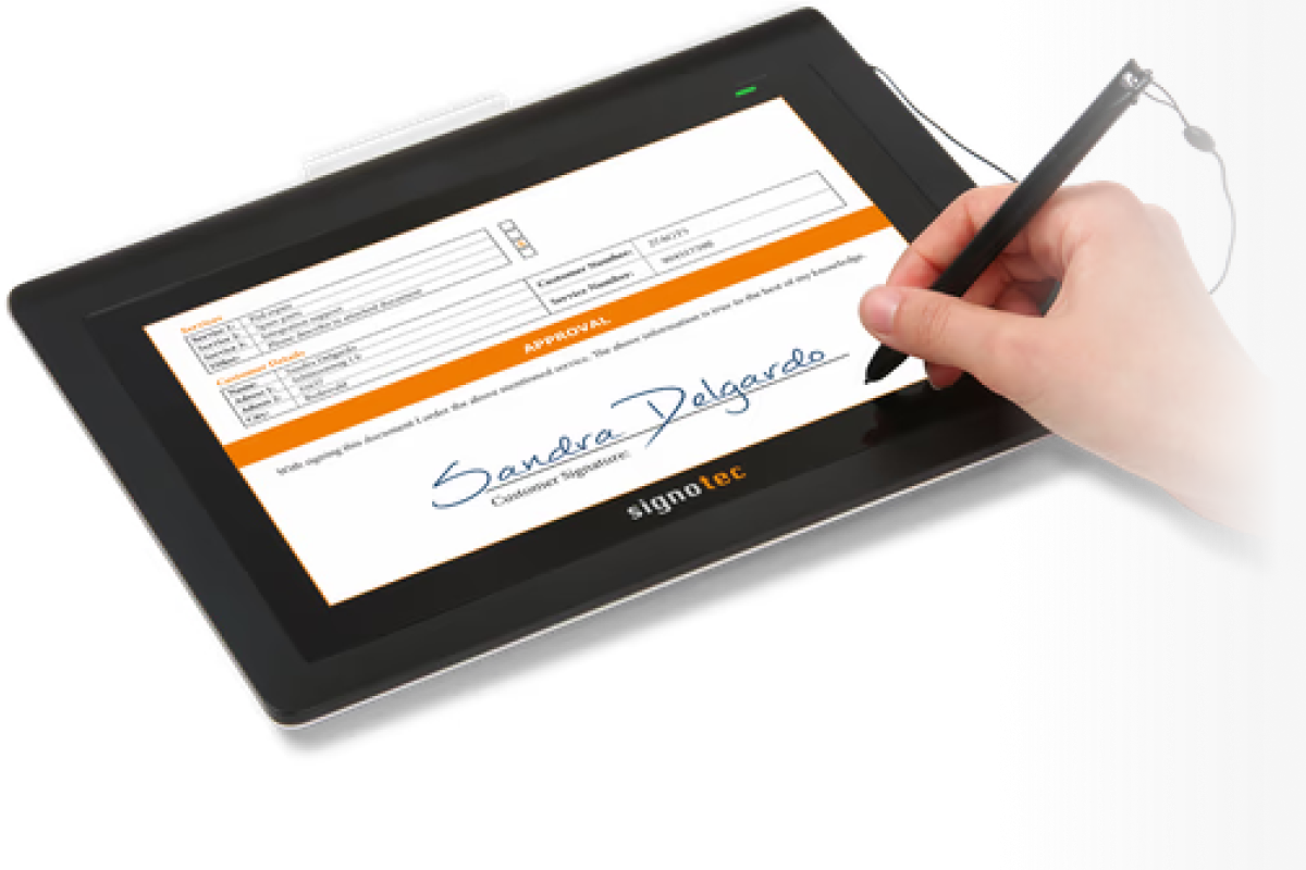 Signature pad