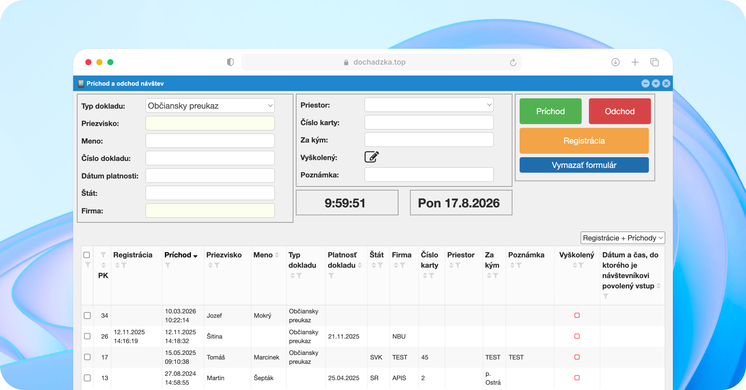 Fast registration