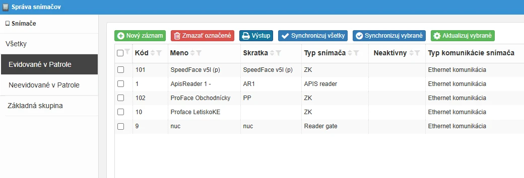 Access reader management