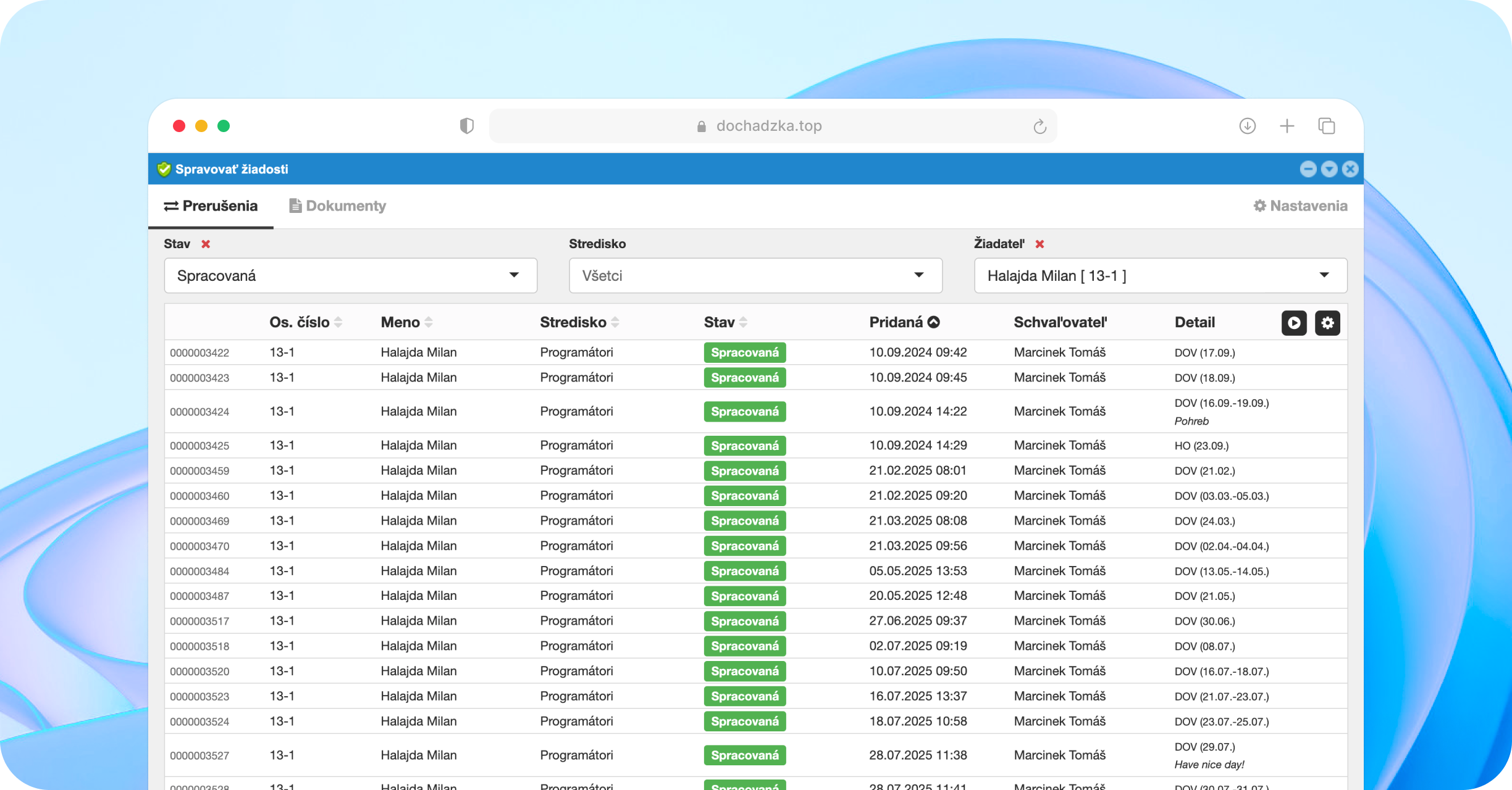Absence management